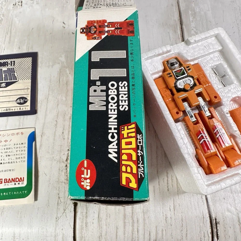 Machine Robo MR-11 Bulldozer‎ Robo Mr. Dozer Figure Bandai Poppy GOBOTS 1982